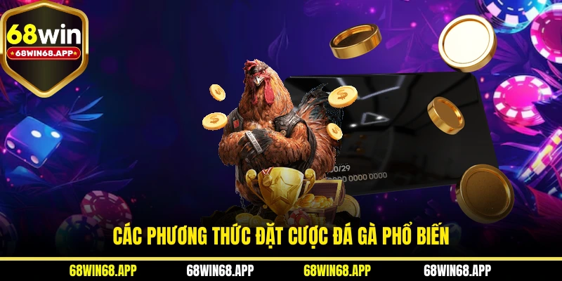 Các phương thức đặt cược đá gà phổ biến