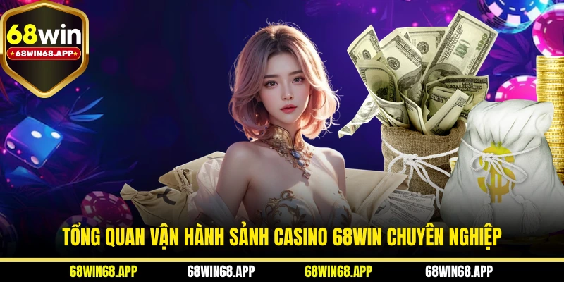 Tổng quan vận hành sảnh Casino 68WIN chuyên nghiệp